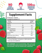 Sugar-Free Magnesium Gummies for Kids & Teens - 500mg Calm Magnesium Citrate - Chewable Magnesium Gummy Supplement for Sleep, Mood & Muscle Support - Citrato de Magnesio para Niños - 30 Days Supply