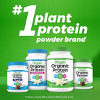 Orgain Organic Vegan Protein Powder, Creamy Chocolate Fudge - 21g Plant Protein, 7g Prebiotic Fiber, Low Net Carb, No Lactose Ingredients, No Added Sugar, Non-GMO, For Shakes & Smoothies, 1.02 lb