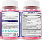 2 Pack - Nicotinamide 500mg Gummies, NAD+ Supplement for Women & Men w/ Collagen Peptides, (Flush Free Niacin) Vitamin B3 Niacinamide for Anti-Aging, NAD+ Levels, Longevity, Focus & Brain, Sugar Free