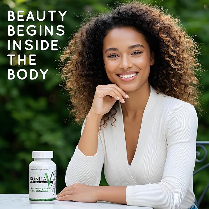 Essential Source Biotin (Biotina Vitaminas) - Hair Skin Nails Vitamins for Women & Men - 5000 mcg - Hair Growth Support Supplements - 30 Tablets - with Revytalyz 5, Vitamin A, C, B12 - Made in USA