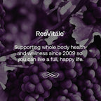 ResVitále Resveratrol + NAD & Miricell 1000 mg - Advanced Antioxidant Support for Brain, Heart, Energy & More - 30 Veggie Capsules (30 Servings)