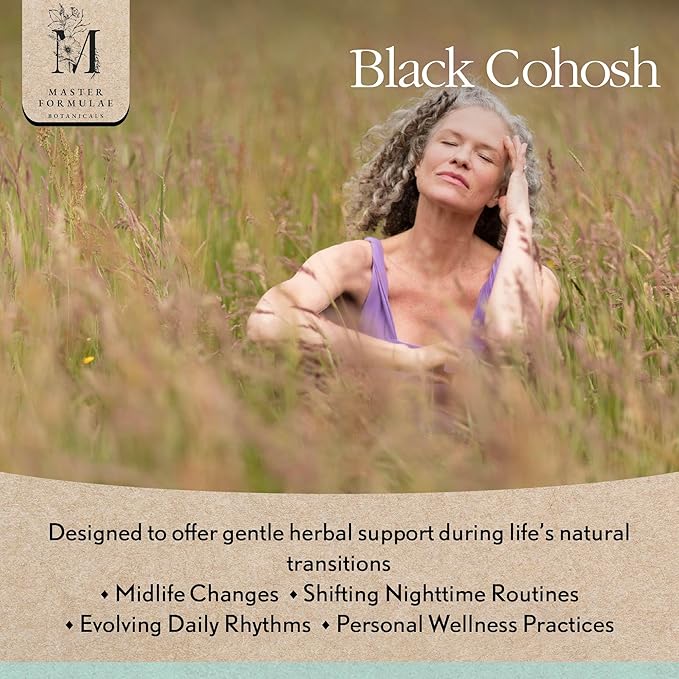 Master Formulae Botanicals Black Cohosh | Life-Stage Balance & Transitional Wellness | 100mL Herbal Tincture
