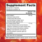 Reserveage Beauty Collagen Booster - Supplement for Skincare & Joint Health - Supports Healthy Collagen Production for Women - 120 Capsules (30 Servings)