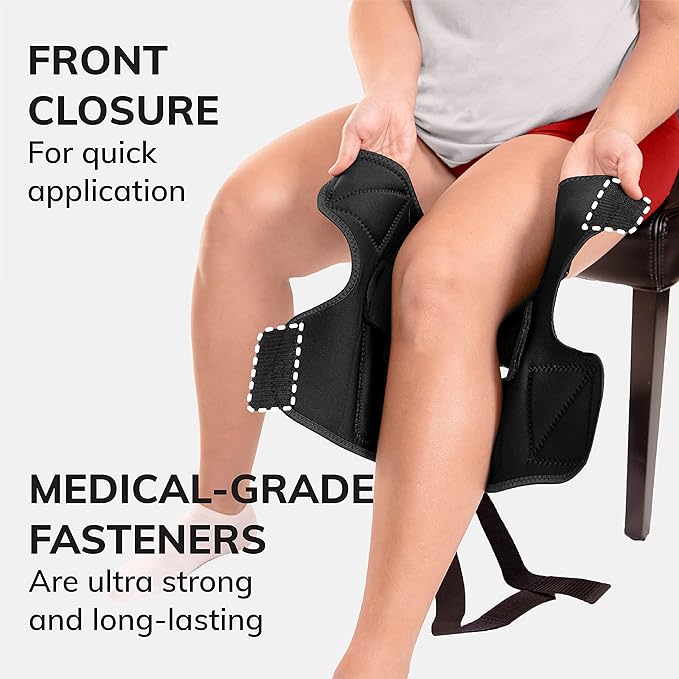 BraceAbility Obesity Hinged Knee Brace - XXXL Overweight to Plus Size Wrap Support for Womens and Mens Arthritis Treatment, Bariatric Joint Pain Relief, Kneecap Instability, Ligament Weakness (3XL)