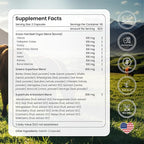 Grass Fed Beef Organ Supplement for Women with Super Greens & Antioxidant Fruits – 60+ Bioavailable Nutrients for Hormone Balance, Cycle Comfort, Primal Energy, Immunity, Hair & Skin – 3 Month Supply