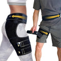 CopperJoint Hip Brace for Women & Men, Adjustable Hip and Thigh Compression Wrap, Left or Right Wear, Groin, Hamstring and Upper Thigh Support, One Size