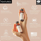 Blisque - Liquid Collagen Tri-Peptide Complex | with Biotin and Hyaluronic Acid | for Hair, Skin, and Nails | 10 Bottles | 10-Day Supply