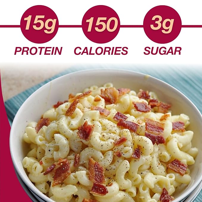 ProtiDIET High Protein Carbonara Pasta – 15g Protein, 7 Pouches - Balanced High Protein Meal Replacement for Everyday Wellness