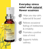Day & Night Bundle, Bach RESCUE REMEDY Spray, Natural Stress Relief [and] RESCUE SLEEP Spray, Natural Sleep Aid - 2-Pk, Homeopathic Flower Essence, Vegan, 7mL Ea