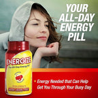 iSatori Men & Women Energize Extra Strength Caffeine Pills | Fast Acting Long-Lasting Energy Pill | Extended Time Release Caffeine | Improved Clarity, Energy Support | No Jitters, Crash | 60 Tablets