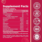 CFILIHTC NAC Gummies 600mg, N Acetyl Cysteine Supplement with Glutathione, Resveratrol, Magnesium, CoQ10, NAC Chewable for Antioxidants & Immune Support, Strawberry Flavor 60 Gummies