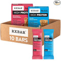 RXBAR High Protein Bars, Gluten Free, Protein Snacks, Variety Pack (10 Bars)