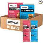 RXBAR High Protein Bars, Gluten Free, Protein Snacks, Variety Pack (10 Bars)