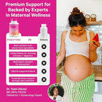 Pink Stork Premium Prenatal Vitamins for Women | Methylated Folate, Choline, Iron, Vegan DHA | Doctor-Formulated Prenatal Vitamin | Organic Whole-Foods & Probiotic | Gentle on Stomach, 60 Count