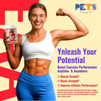 Pets Purest EAA Gummies 120 Gummies (Strawberry), Essential Amino Acids - All 9 Essential Aminos (EAA) and All Branched-Chain Aminos (BCAAs), Non-GMO, Gluten Free, Vegetarian Friendly