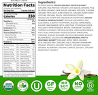 Orgain Organic Nutritional Vegan Protein Shake, Vanilla Bean - 16g Plant Based Protein, Meal Replacement, 21 Vitamins & Minerals, Fruits & Vegetables, Gluten Free, Non-GMO, 11 Fl Oz (Pack of 4)