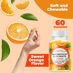 NutraPep Magnesium Glycinate Gummies for Kids & Adults Women & Men - Sugar Free Gluten Free Non-GMO Vegan Chewable Supplement