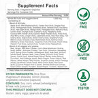 Nature’s Fruits & Veggies Supplement, 240 Veggie Capsules – 80 Whole Food Superfoods for Daily Balance – 40 Fruits with 40 Vegetables and Greens – Non-GMO, Gluten Free