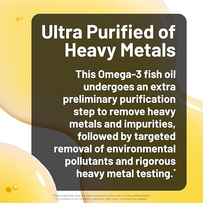 NatureWise Ultra Omega 3 Fish Oil 2200 mg – 1300 mg Omega-3 - Triglyceride Form - Lemon Flavor - Wild-Caught Fish Oil + EPA & DHA - Burpless, Non-GMO - 120 Softgels[2-Month Supply]