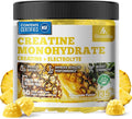 Creatine Monohydrate Gummies (5g) – Pre-Workout Energy & Muscle Growth Support for Men & Women | Pineapple Electrolyte Gummies (135 Count)