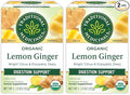 Traditional Medicinals Organic Lemon Ginger Tea, 1.13 Oz, 16 Count (Pack of 2)