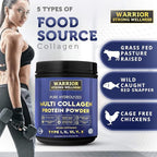 Pure Hydrolyzed Multi Collagen Protein Powder, Collagen Powder, Boost Energy, for Aging Skin Elasticity, Hair & Nails Growth Support, Joint Health (Unflavored)