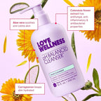 Love Wellness pH Balancing Cleanser | Feminine Vulva Wash for Intimate Health & Hygiene | Fragrance-Free, Non-Irritating & pH Matched | With Aloe Vera & Calendula for Sensitive Skin | 10 Fl Oz