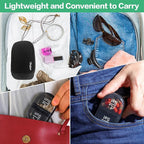 Serfeymi Weekly Travel Pill Organizer 2 Times A Day AM PM Upgraded Black Pill Box 7 Day with Portable Zipper Canvas Pill Case, Medicine Organizer for Pills, Vitamins, Supplements, Fish Oils - Black 01