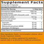 Bronson Glucosamine Chondroitin Turmeric & MSM Advanced Joint & Cartilage Formula, Supports Healthy Joints, Mobility & Cartilage - Non-GMO, 360 Capsules