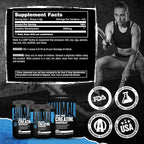 Animal Creatine Monohydrate Powder - Micronized Creatine for Women and Men, Supports Muscle Growth, Strength, Endurance, Recovery and ATP Production, Gym & Workout Supplements - Unflavored, 500g