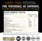 Creatine Monohydrate Gummies for Men & Women - Sugar Free & Vegan Advanced Formula W/L-Taurine + Vitamin B12 - for Muscle Strength, Muscles Builder, Recovery (120 Count (Pack of 1), Pineapple)