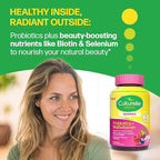 Culturelle® Women’s Probiotics + Multivitamins, Supports Digestive and Immune Health, Biotin & Selenium for Healthy Hair, Skin, Nails – 60 Gummies