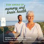 Swanson Lion's Mane Mushroom Brain Health Supplement for Professionals Seeking Mental Focus, Memory, and Clarity Support - 500 mg (60 Vegan Capsules, 4 Bottles)