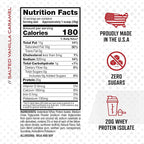 Purus Labs KetoFeed Protein | Keto Low Glycemic Protein Meal Replacement | Low Carb, 0 Sugars | Added MCTs | 20g Whey Protein (Salted Vanilla Caramel)