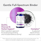 Biocidin G.I. Detox+ Activated Charcoal Binder & Zeolite Detox Supplements with Silica - Helps Bind & Clear Toxins - Supports Full Body Cleansing and May Reduce Bloating (60 Capsules)