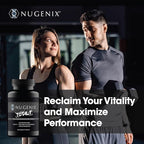 Nugenix Total-T, Free and Total Testosterone Booster Supplement for Men, 180 Count