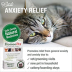 HomeoPet Feline Anxiety Relief, Safe and Natural Pet Stress and Anxiety Support Supplement for Cats, 15 Milliliters