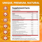 Lukaree Cortisol Supplements for Women & Men, 15 in 1 Cortisol Reducer Manager, Cortisol Calm Gummies with Ashwagandha, Magnesium, L-theanine, GABA - for Mood, Focus, Sleep - Vegan Sugar Free, 2 Pack