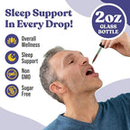 Rejuvica Health NoctuRest Liquid Melatonin Drops for Adults – Natural Sleep Aid with Magnesium, L-Theanine & Valerian Root – Nighttime Sleep Support for Calm & Rest - 2X Absorption Drops - 2 Fl Oz