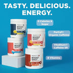 TransformHQ Energy & Focus Powder (Pina Colada) - Boost Shot Clean Energy Drink Mix - Sugar Free - Non-GMO, Gluten-Free - 28 Servings