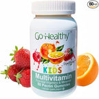 Go Healthy Kids Multivitamin Gummies, Immune Support, Kids Vitamin Gummies, Kosher Kid Vitamin, Halal, Non-GMO, Gluten-Free Tasty Gummy - 30 Servings