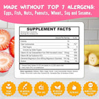 Center-Filled Magnesium Glycinate Gummies 400MG - High Absorption for Kids, Teens & Adults - Supplement for Sleep, Calm & Muscle Relaxation with B6 & D3 - Gluten Free & Vegan Friendly - 120 Count