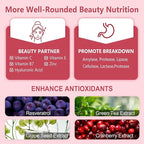 2 Pack Liposomal Collagen Peptides Pills for Women 2000mg, Multi Hydrolyzed Collagen Type I, II, III, V, X with 2500mcg Biotin - Collagen Supplements Softgels with Hair, Skin & Nails Vitamins, 240 Cts