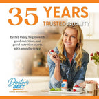 Doctor's Best High Absorption Iron Tablet with Ferrochel, Gentle on The Stomach, Immune Health, Blood Health, 27 mg