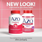 AZO Cranberry Supplement, Made with Concentrated Whole Fruit Cranberry Powder to Help Cleanse and Protect the Urinary Tract*, Sugar Free Cranberry Pills, Non-GMO, 100 Softgels
