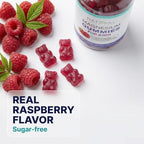 Sugar Free Magnesium Gummies for Kids - Calm & Sleep Support Chewable Kids Magnesium Supplement, Sleep Aid, Anti-Stress, Bone Health, Muscle Relaxation, 30 Vegan Non-GMO Gluten-Free Gummies