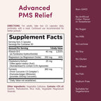 Nature's Bounty Optimal Solutions Advanced PMS Relief for Menstrual Cycle Support, PMS Support Supplement for Women, Bloating Relief – Chasteberry, Hormone-Free, 60 Vegetarian Capsules (Pack of 3)