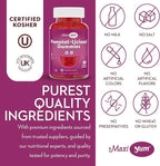Maxi Health Women's Organic Prenatal Gummies - Kosher Cherry Flavored Pre Natal Gummy - Prenatal Vitamins for Women with Folic Acid and Iron for Fetal Development, 60 Count
