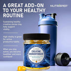 NutraPep Creatine Monohydrate Gummies 5g for Men Women - with L-Taurine Betaine Anhydrous Alpha-GPC BCAA 2:1:1 - Sugar-Free Gluten Free Chewable Creatine Supplement Bites