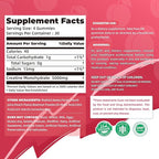Allcoovita Creatine Monohydrate Gummies 5g for Men & Women. Boost Focus,Strength, and Endurance, Anti-Melting Formula, Vegan, Gluten-Free, Non-GMO,(Peach 120 ct)